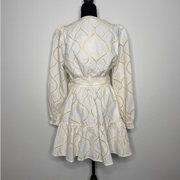 NWT Sézane Faith Lace Dress Ecru Romantic Boho FR 38/US 6 - Picture 2 of 7